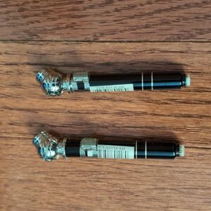 Two Mini Portable Tire Pressure Gauges with Magnet New